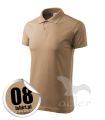 Koszulka polo męska z gładkiego materiału bawełna 202 Malfini ishirt_pl piaskowa