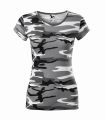 c22_32 grey camouflage koszulka damska krótki rękaw Camo Pure Malfini.webp