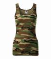 c36_33 brown camoufalge top koszulka damska na ramiączkach.webp