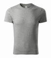 p74_12 ciemnoszary melanż koszulka unisex krótki rękaw Peak P74 Malfini.webp