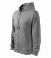 410_12 ciemno szary męska bluza z kapturem Trendy Zipper.webp