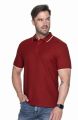 P_42280 bordowy - biały koszulka polo męska Polo Line.jpg