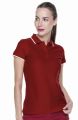P_42283 bordowa - biała koszulka polo damska ladies line promostras.jpg