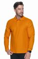Koszulka polo cotton z długim rękawem pomarańczowa męska.jpg