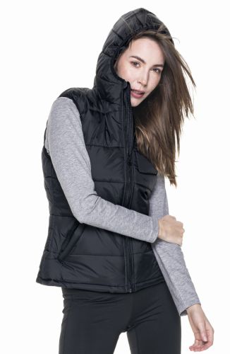 Kamizelka damska z kapturem bezrękawnik STEP 68953 Crimson Cut Promostars czarna.jpg