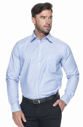Koszula męska z długim rękawem River SLIM 91600 Promostars niebieska.jpg