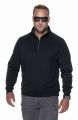 Bluza męska z krótkim zamkiem ZIPPER 65500 Promostars czarna.jpg