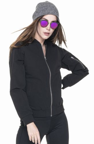 Kurtka damska wiosenno-jesienna BOMBER LADY 51333 Crimson Cut czarna.jpg