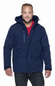 Kurtka męska jesienno-zimowa z kapturem LOCK 51660 Crimson Cut