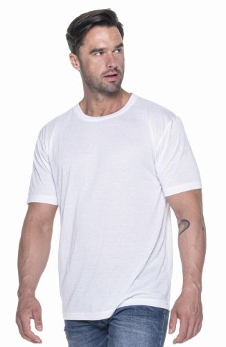 Koszulka męska poliestrowa do sublimacji OVERPRINT 21220 Promostars biała.jpg