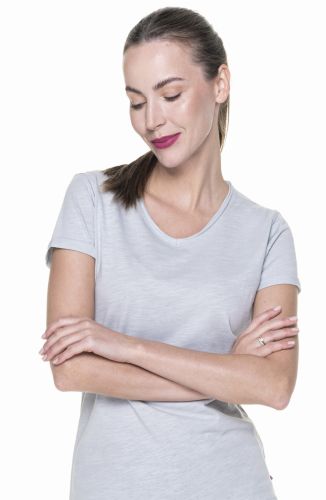 Koszulka damska V-necka T-shirt w serek LADIES' LIFE 21253 Crimson Cut szaroniebieska.jpg
