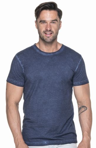 Koszulka bawełniana męska SMOKY 21320 Crimson Cut  granatowa.jpg
