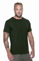 Koszulka bawełniana męska dopasowana slim fit T-shirt SLIM 21600 Crimson Cut khaki leśny.jpg