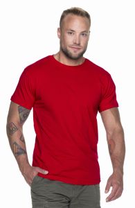 Koszulka męska dopasowana T-shirt SLIM 21600 Crimson Cut