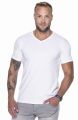 T-shirt męski w serek koszulka v-neck 22155 Promostars biały.jpg