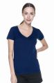 Koszulka damska t-shirt w serek LADIES' V-neck 22200 Promostars granatowa.jpg