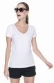 Koszulka damska t-shirt w serek LADIES' V-neck 22200 Promostars biała.jpg