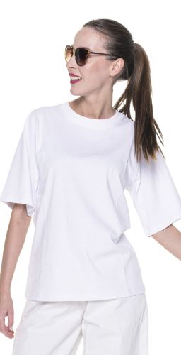 Koszulka damska oversize LADIES' EXTREME 25603 Crimson Cut biała.jpg