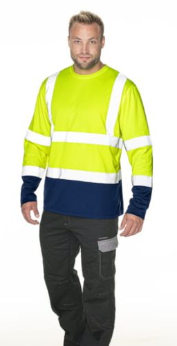 Koszulka męska z długim rękawem ostrzegawcza HI-VIS 77260 MARK The Helper żółta.jpg