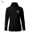 418 Bluza polarowa żeglarska damska czarna ster.jpg