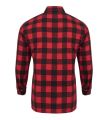 Koszula flanelowa w kratę z nadrukiem logo czerwona 2.jpg