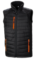 Kamizelka bezrękawnik ocieplasz czarny pomarańczowy.png