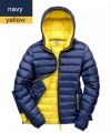 Damska kurtka z kapturem Snow Bird navy yellow.jpg