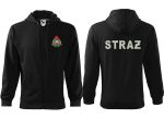 Bluza męska z logo PSP, bluza dla strażaków z kapturem 410