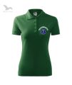 Koszulka polo dla fizjoterapeutki zielona