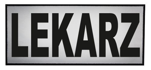 Naszywka odblaskowa emblemat Lekarz.png