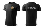Koszulka tshirt  z logo ZOSP, dla straży, strażacka HAFT 
