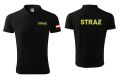 Koszulka polo straż napis złote flaga lewy rękaw.jpg