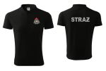 Koszulka polo z haftowanym logo PSP, dla straży, strażacka  