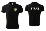 Koszulka polo męska z haftowanym logo ZOSP ochotnicza straż pożarna