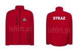 Kurtka czerwona softshell dla PSP Państwowej Straży Pożarnej