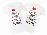 Koszulki dla dwojga One love one heart