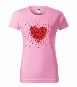 Koszulka na Walentynki dla dziewczyny z sercem