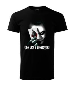 Koszulka Joker  - Karta Why so serious?