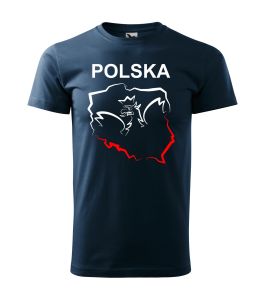 Koszulka patriotyczna męska POLSKA