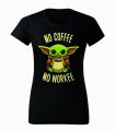 baby yoda no coffee no workee Koszulka damska czarny.jpg