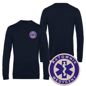 Bluza męska z haftem ratownik medyczny z haftem na piersi