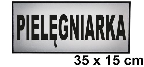 Pielęgniarka naszywka odblaskowa emblemat 35x15 ishirt pl.jpg