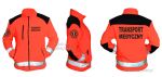 Polar z haftem Transport Medyczny na lewej piersi i na plecach  FLUO RED 
