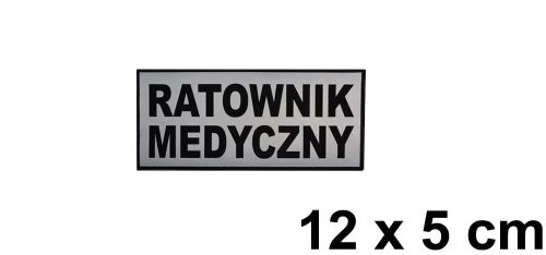 ratownik medyczny naszywka odblaskowa emblemat 12x5 ishirt pl.jpg