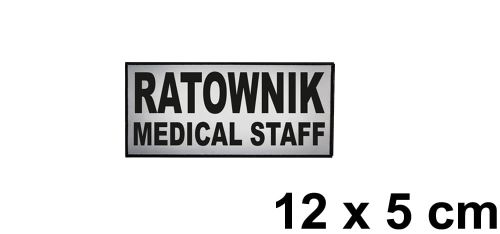 Ratownik medical staff naszywka odblaskowa emblemat 12x5 ishirt pl.jpg