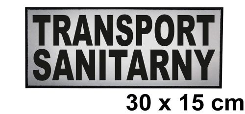 transport sanitarny naszywka odblaskowa emblemat 30x15 ishirt pl.jpg