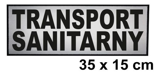 transport sanitarny naszywka odblaskowa emblemat 35x15 ishirt pl.jpg