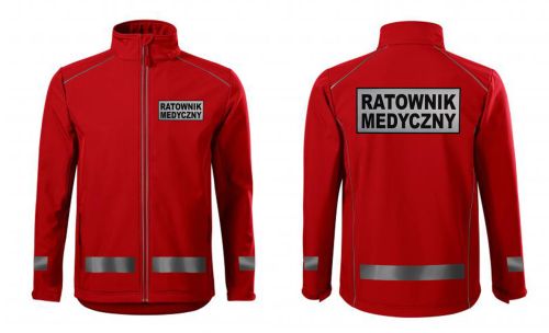 Kurtka ratownik medyczny z odblaskami medycyratownicy_pl czerwona.jpg