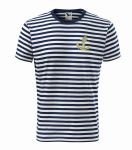 Koszulka męska w paski żeglarska haft kotwica Sailor Malfini 803