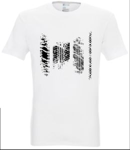 Koszulka męska off road ślady auta terenówka